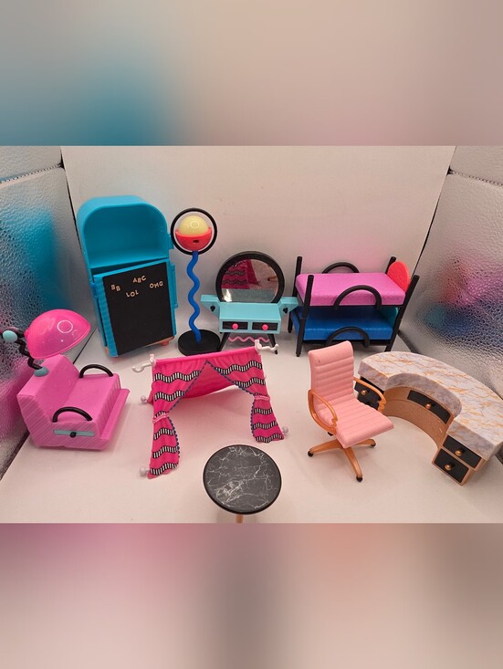 MGA Entertainment Other - LOL Surprise House Furniture Lot Beds Fridge Salon Chair Desk